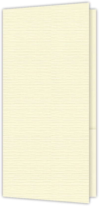 Natural White Linen 100lb 3 1/2 x 7 One Pocket Key Card Holders with 2 1/2 Inch Pocket