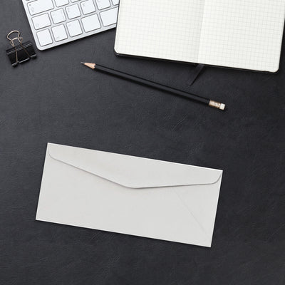 Pastel Gray 24lb #9 Regular Envelopes (3 7/8 x 8 7/8)