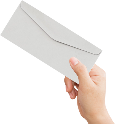 Pastel Gray 24lb #9 Regular Envelopes (3 7/8 x 8 7/8)