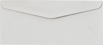 Pastel Gray 24lb #9 Regular Envelopes (3 7/8 x 8 7/8)
