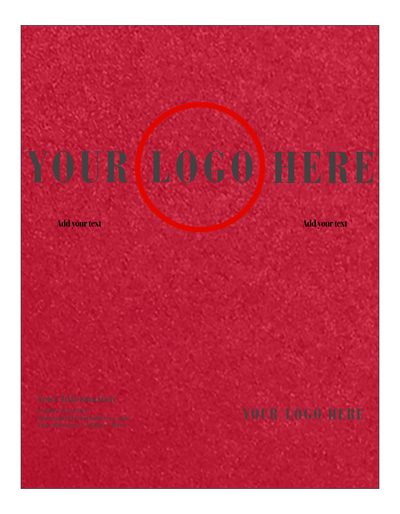 Jupiter Red Metallic 105lb 8 1/2 x 11 Cardstock