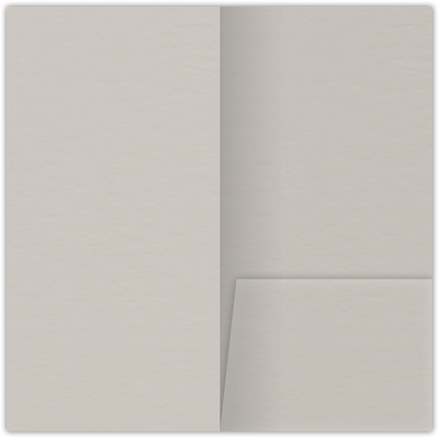 Natural White Smooth 80lb 3 1/2 x 7 One Pocket Key Card Holders with 2 1/2 Inch Pocket
