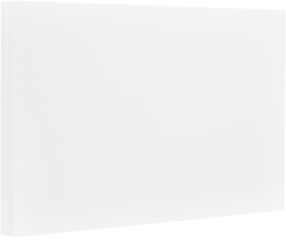 White 100lb A7 Blank Note Cards (5 1/8 x 7)