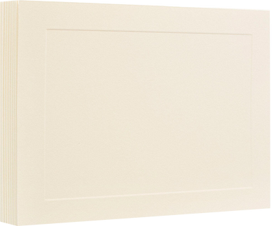 Ivory 80lb A2 Panel Blank Note Cards (4 1/4 x 5 1/2)