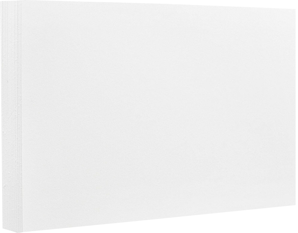 White 80lb A6 Blank Note Cards (4 5/8 x 6 1/4)
