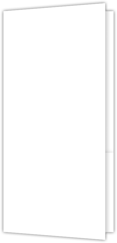 Solar White Smooth 80lb 3 1/2 x 7 One Pocket Key Card Holders with 2 1/2 Inch Pocket