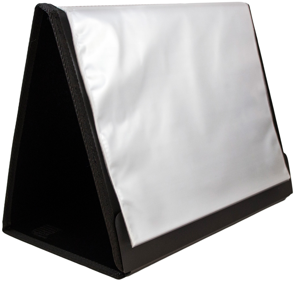Black Easel Fold 9 x 12 Display Book - 12 Pages