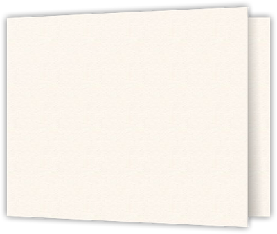 Warm White Felt 80lb 2 3/4 x 3 3/4 One Pocket Key Card Holders with 2 1/4 Inch Pocket
