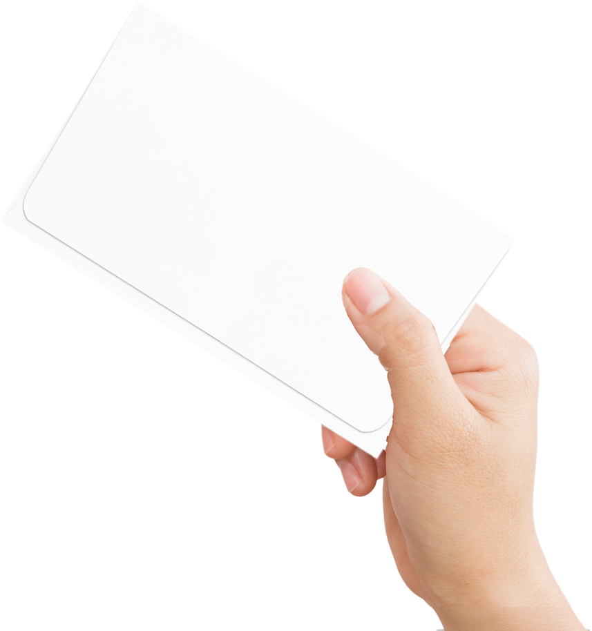 White 24lb Remittance Envelopes (3 1/2 x 6 Closed)