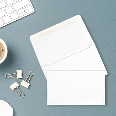 White 24lb Remittance Envelopes (3 5/8 x 6 1/2 Closed)