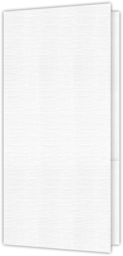 Warm White Linen 80lb 3 1/2 x 7 One Pocket Key Card Holders with 2 1/2 Inch Pocket