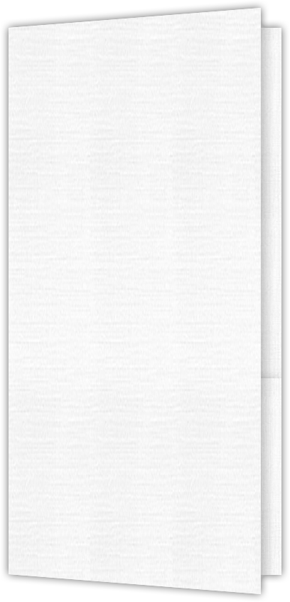 Warm White Linen 80lb 3 1/2 x 7 One Pocket Key Card Holders with 2 1/2 Inch Pocket