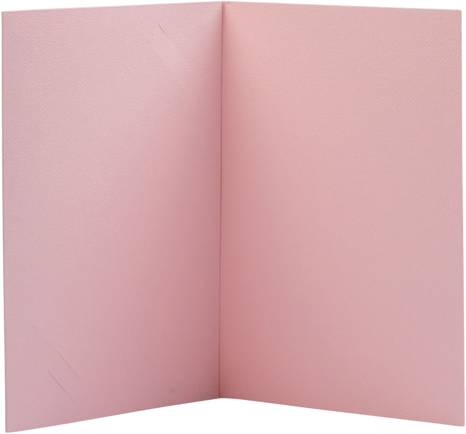 Baby Candy Pink 65lb 5 x 7 Foldover Cards with 2 1/2 x 4 Photo Opening