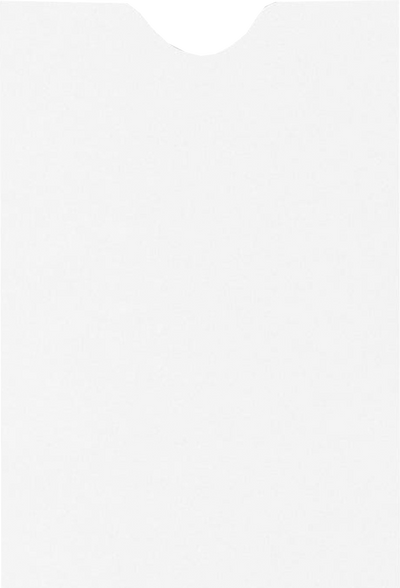 White 32lb Cougar Premium Credit Card Sleeve (2 3/8 x 3 1/2)