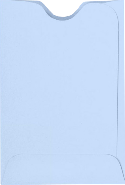Baby Blue 32lb Credit Card Sleeve (2 3/8 x 3 1/2)