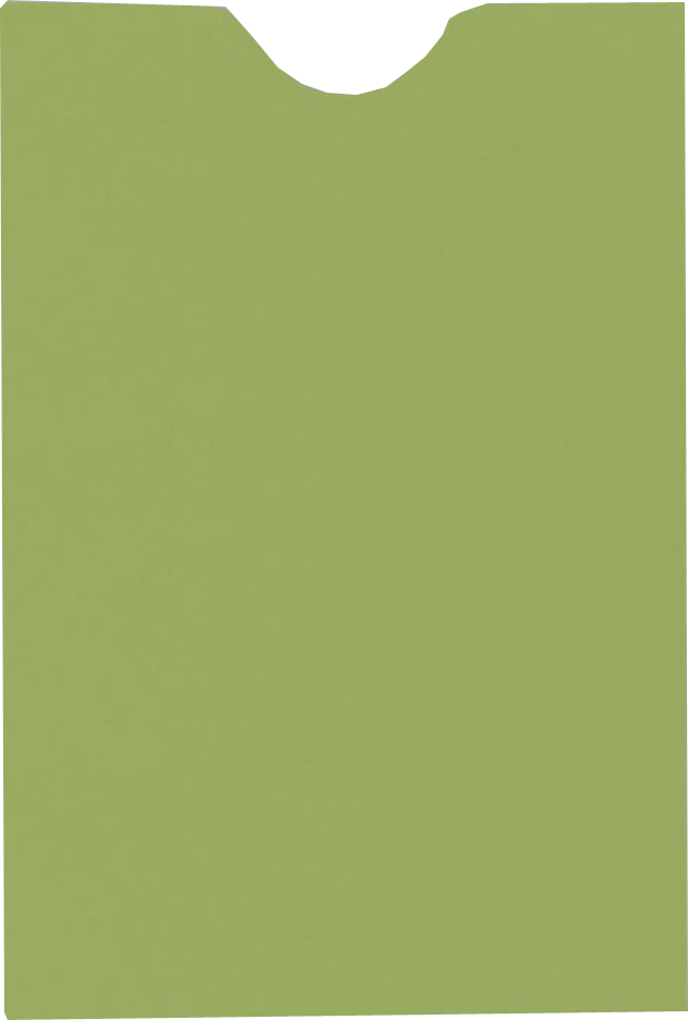 Olive Green 28lb Credit Card Sleeve (2 3/8 x 3 1/2)