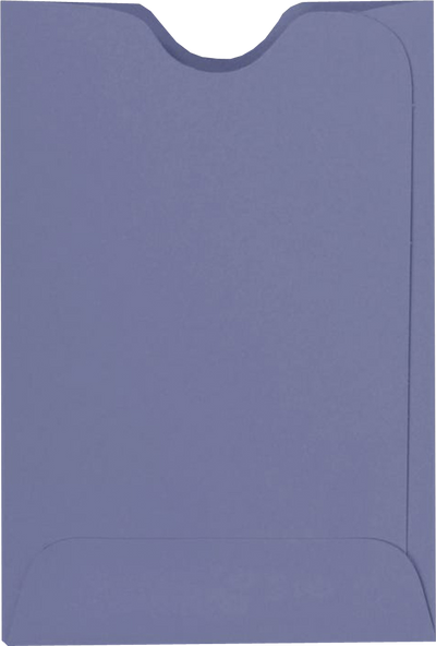 Wisteria Purple 32lb Credit Card Sleeve (2 3/8 x 3 1/2)