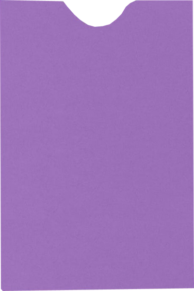 Violet Grape Purple 28lb Credit Card Sleeve (2 3/8 x 3 1/2)