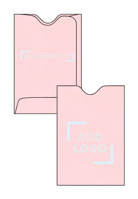 Baby Candy Pink 32lb Credit Card Sleeve (2 3/8 x 3 1/2)