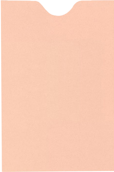 Blush Pink 32lb Credit Card Sleeve (2 3/8 x 3 1/2)