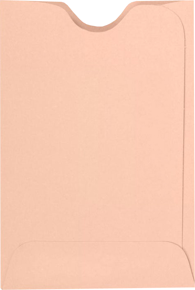 Blush Pink 32lb Credit Card Sleeve (2 3/8 x 3 1/2)