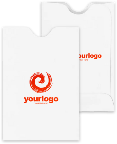 White 24lb Credit Card Sleeve (2 3/8 x 3 1/2)