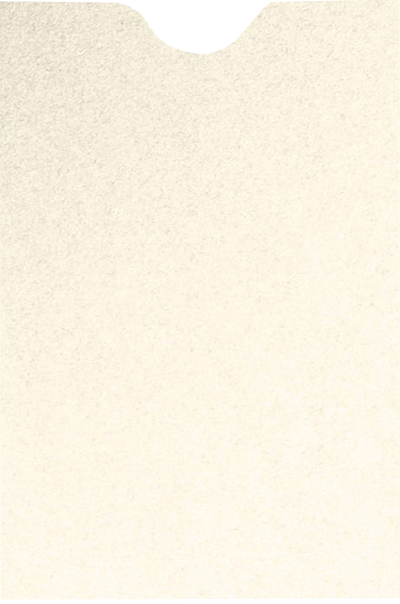 Champagne Ivory Metallic 105lb Credit Card Sleeve (2 3/8 x 3 1/2)