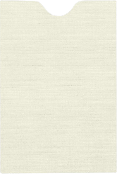 Natural Linen 32lb Credit Card Sleeve (2 3/8 x 3 1/2)