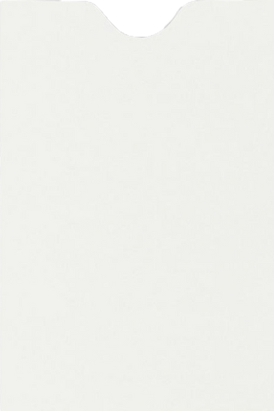 Natural 100% Cotton 32lb Credit Card Sleeve (2 3/8 x 3 1/2)