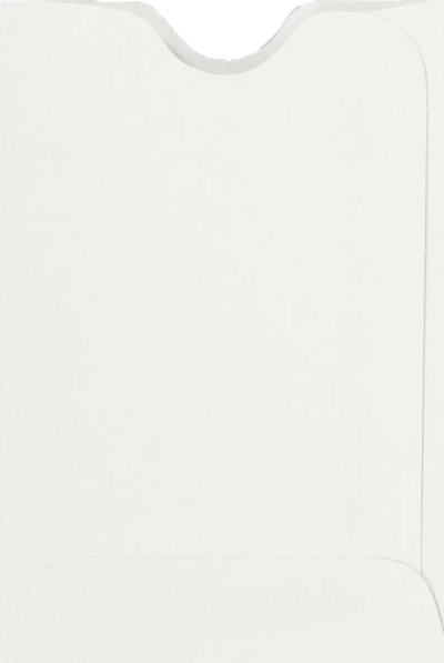 Natural 100% Cotton 32lb Credit Card Sleeve (2 3/8 x 3 1/2)