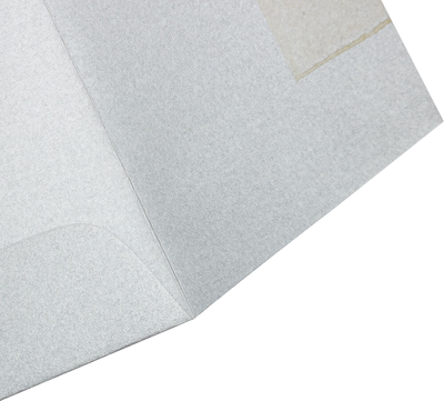 Silver Metallic 32lb 7 1/2 x 7 1/2 Square Envelopes