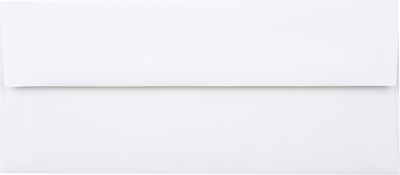 White Linen 32lb Strathmore #10 Regular Premium Envelopes (4 1/8 x 9 1/2)