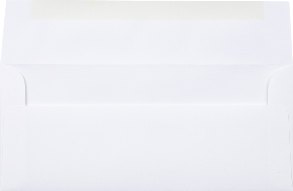 White Linen 32lb Strathmore #10 Regular Premium Envelopes (4 1/8 x 9 1/2)