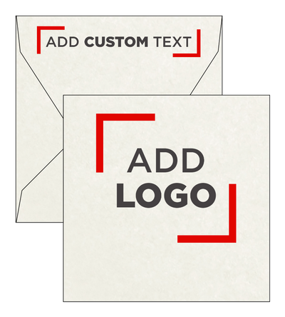 White Quartz Metallic 32lb 6 1/2 x 6 1/2 Square Contour Flap Envelopes