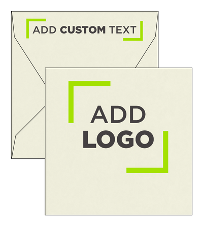 Natural Recycled 32lb 6 1/2 x 6 1/2 Square Contour Flap Envelopes
