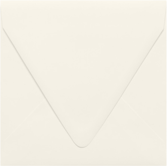 Natural Recycled 32lb 6 1/2 x 6 1/2 Square Contour Flap Envelopes