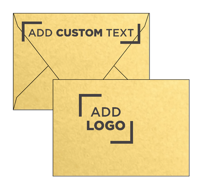 Gold Metallic 32lb A1 Contour Flap Envelopes (3 5/8 x 5 1/8)