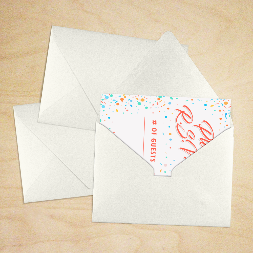 White Quartz Metallic 32lb A1 Contour Flap Envelopes (3 5/8 x 5 1/8)