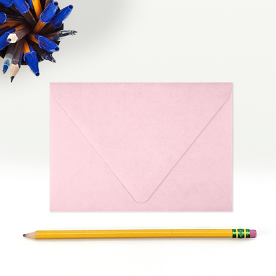 Baby Candy Pink 32lb A1 Contour Flap Envelopes (3 5/8 x 5 1/8)