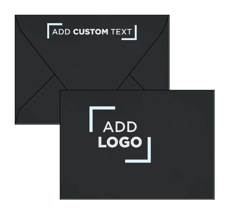 Smooth Midnight Black 32lb A1 Contour Flap Envelopes (3 5/8 x 5 1/8)