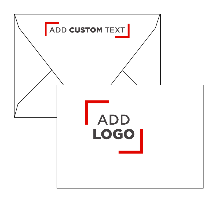 White Recycled 32lb A1 Contour Flap Envelopes (3 5/8 x 5 1/8)