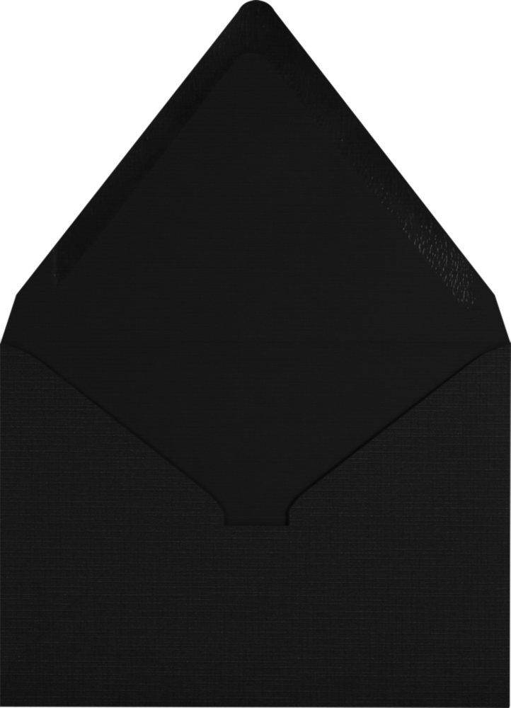Black Linen 32lb A1 Contour Flap Envelopes (3 5/8 x 5 1/8)