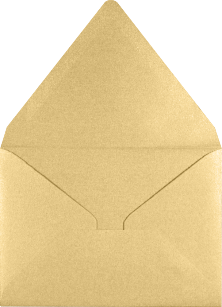 Light Gold Blonde Metallic 32lb A1 Contour Flap Envelopes (3 5/8 x 5 1/8)