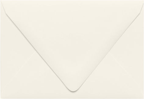 Natural Recycled 32lb A1 Contour Flap Envelopes (3 5/8 x 5 1/8)