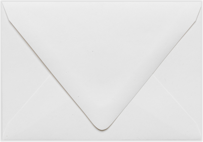 White Recycled 32lb A1 Contour Flap Envelopes (3 5/8 x 5 1/8)