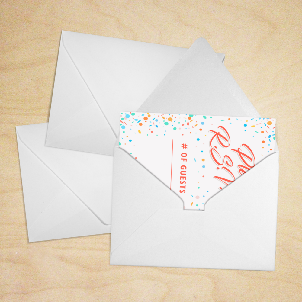 White Recycled 32lb A1 Contour Flap Envelopes (3 5/8 x 5 1/8)