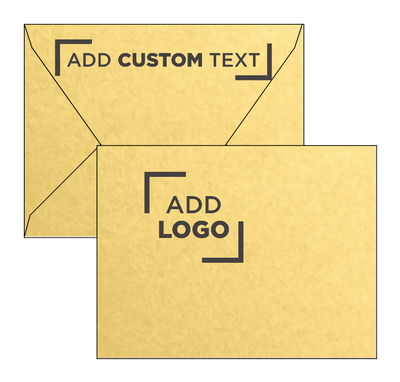 Gold Metallic 32lb A2 Contour Flap Envelopes (4 3/8 x 5 3/4