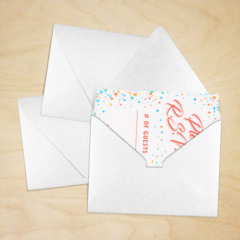 Crystal White Metallic 32lb A2 Contour Flap Envelopes (4 3/8 x 5 3/4
