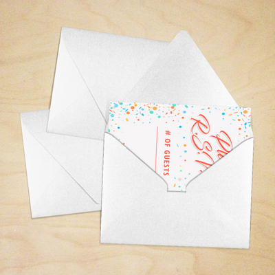 Crystal White Metallic 32lb A2 Contour Flap Envelopes (4 3/8 x 5 3/4