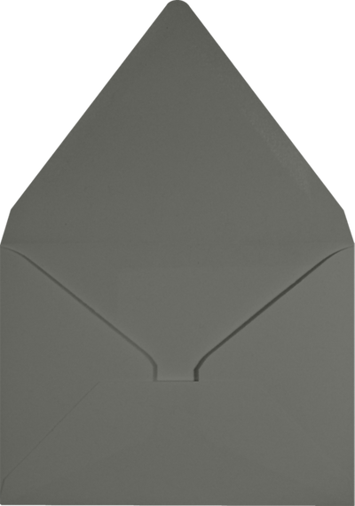 Dark Smoke Gray 32lb A2 Contour Flap Envelopes (4 3/8 x 5 3/4)